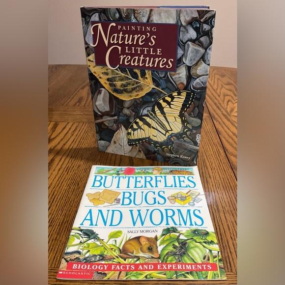 Painting Nature’s Little Creatures & Butterflies, Bugs & Worms BOOKS set - Picture 2 of 13